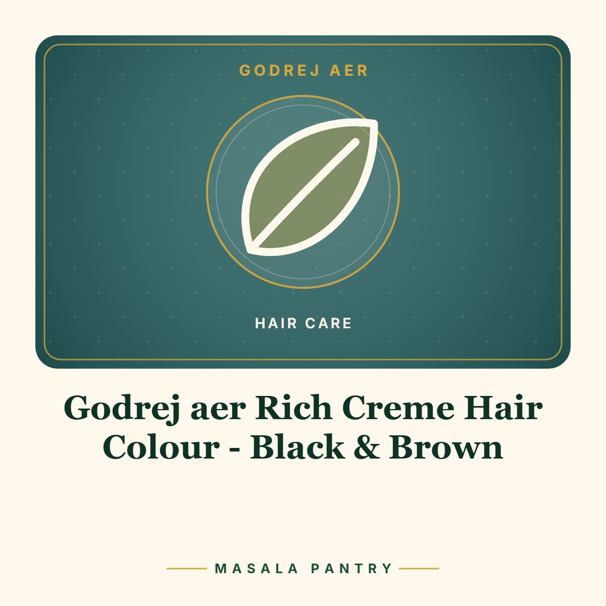Godrej aer Rich Creme Hair Colour - Black & Brown