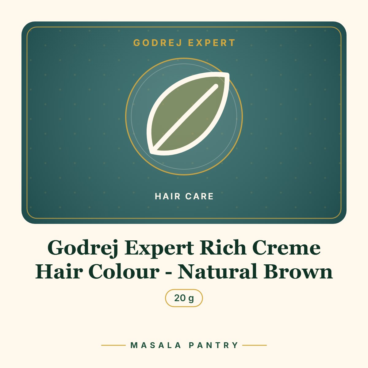 Godrej Expert Rich Creme Hair Colour - Natural Brown – Masala Pantry product card