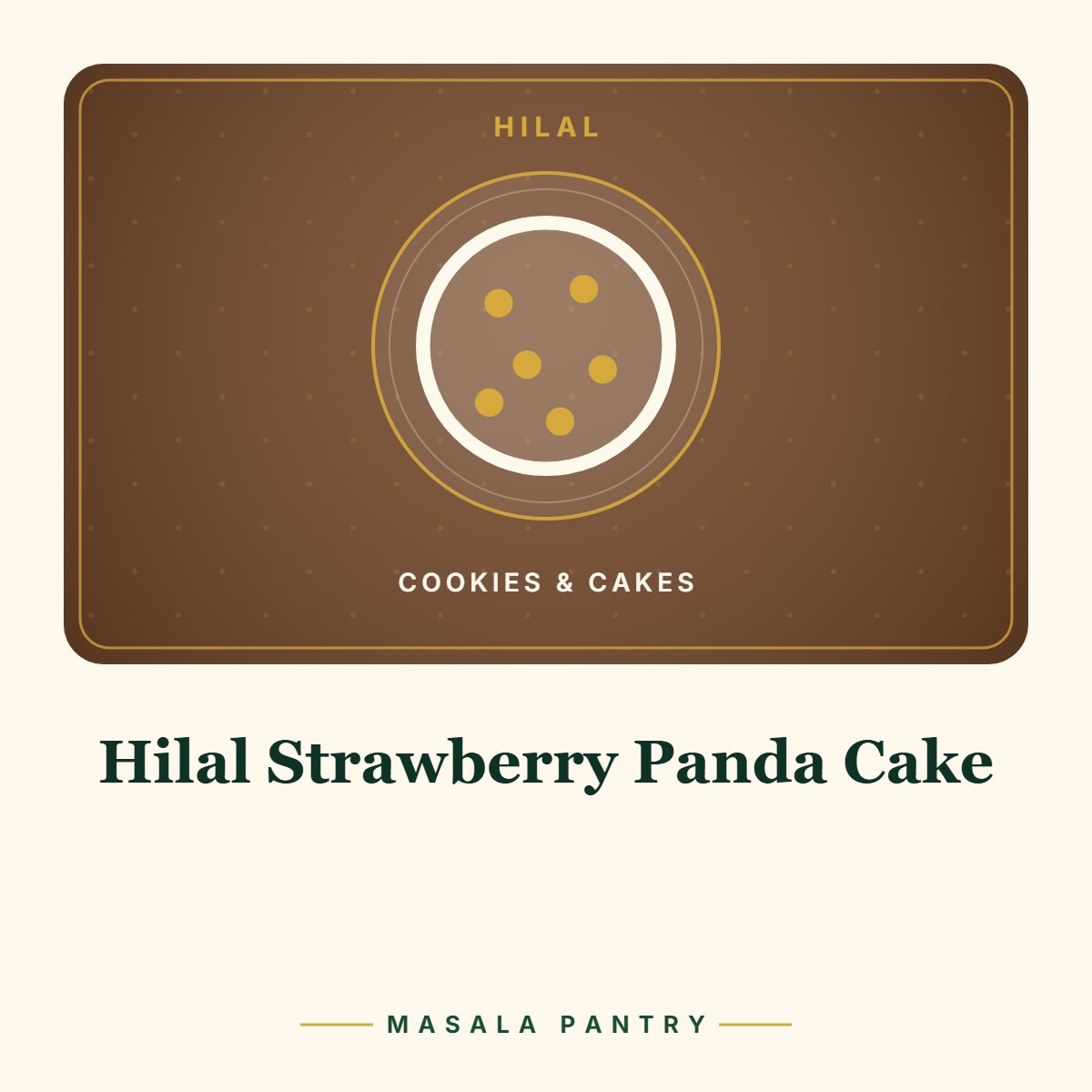 Hilal Strawberry Panda Cake – Masala Pantry product card