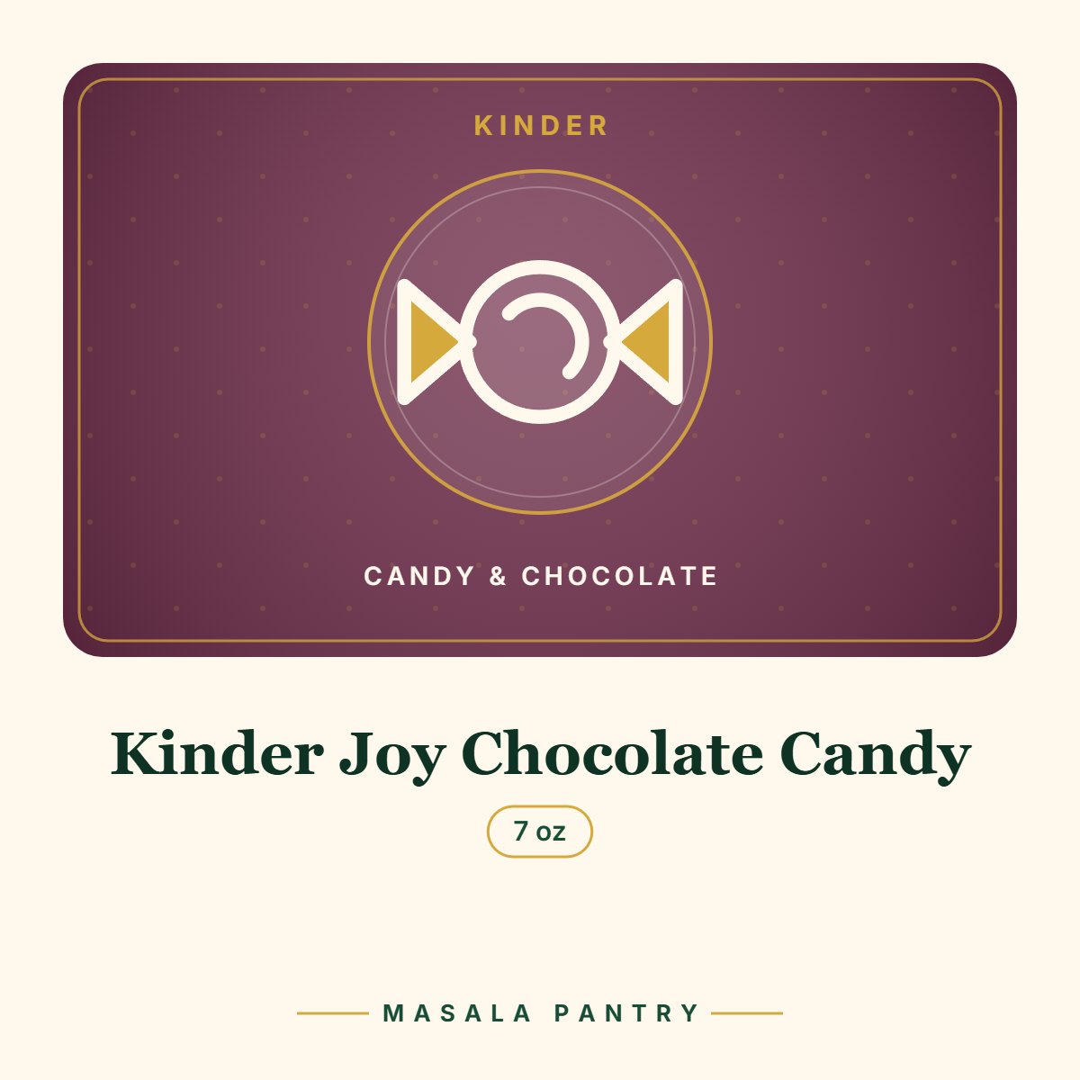 Kinder Joy Chocolate Candy