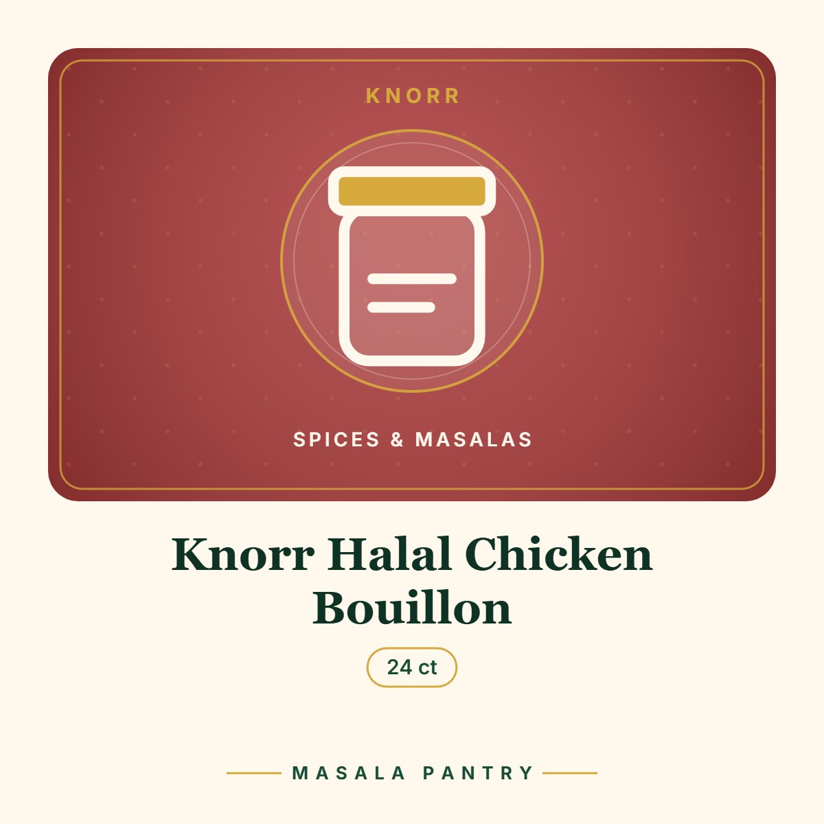 Knorr Halal Chicken Bouillon