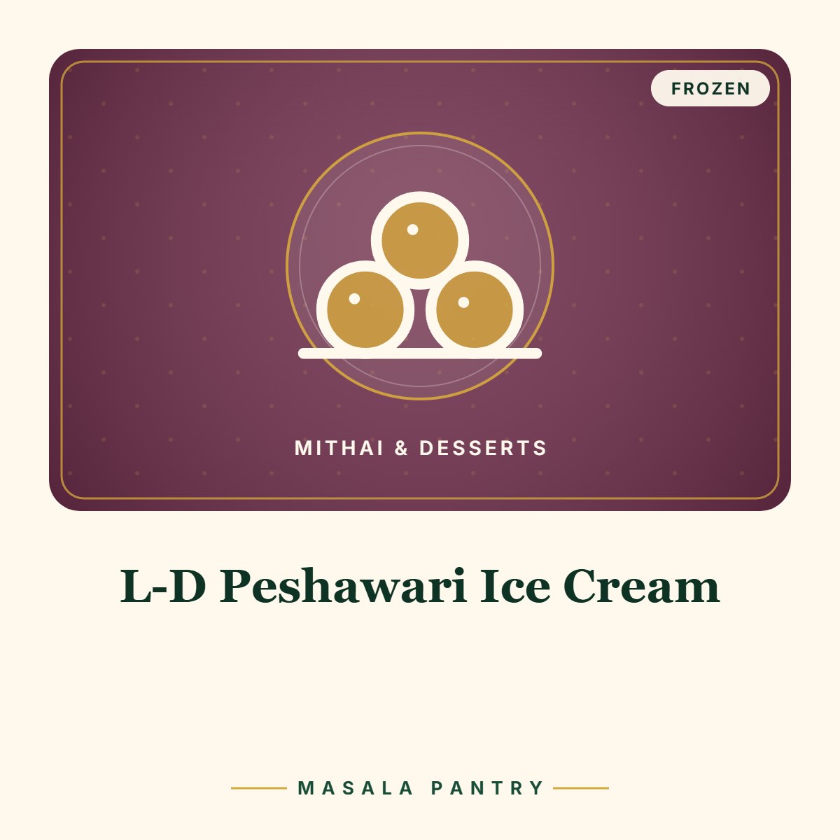 L-D Peshawari Ice Cream – Masala Pantry product card