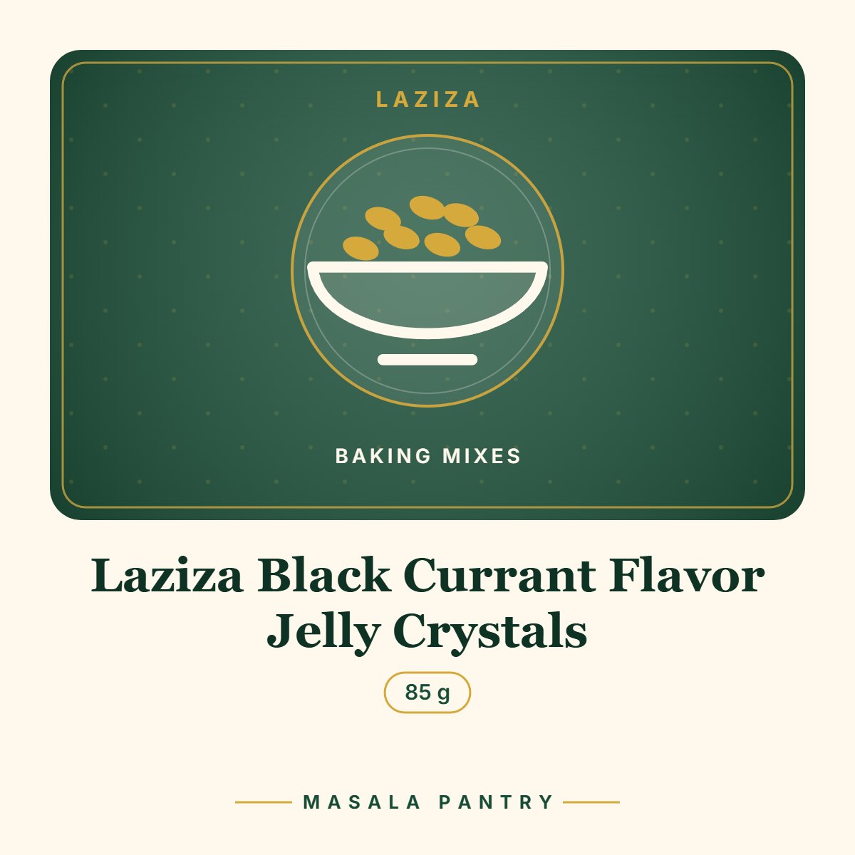 Laziza Black Currant Flavor Jelly Crystals – Masala Pantry product card