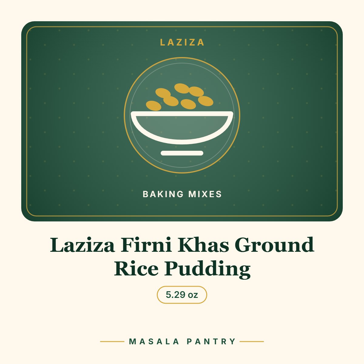Laziza Firni Khas Ground Rice Pudding