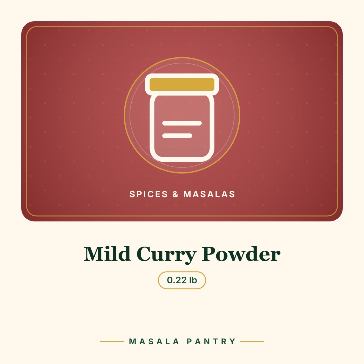 Mild Curry Powder – Masala Pantry product card