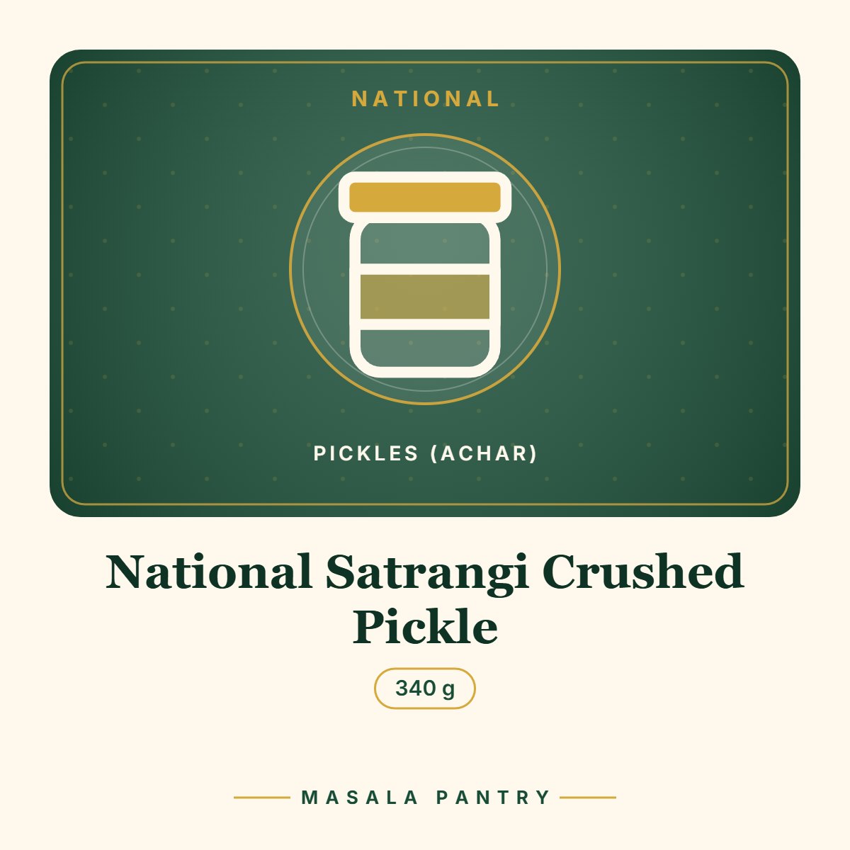 National Satrangi Crushed Pickle – Masala Pantry product card