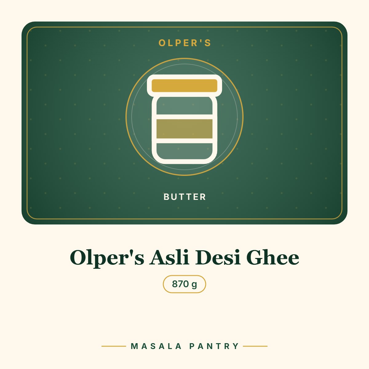 Olper's Asli Desi Ghee – Masala Pantry product card
