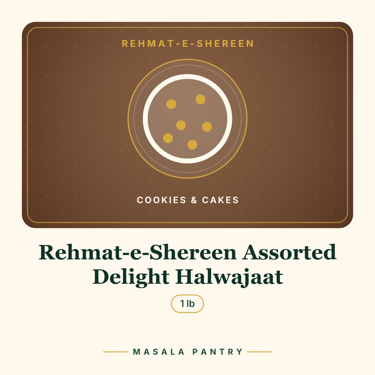 Rehmat-e-Shereen Assorted Delight Halwajaat – Masala Pantry product card