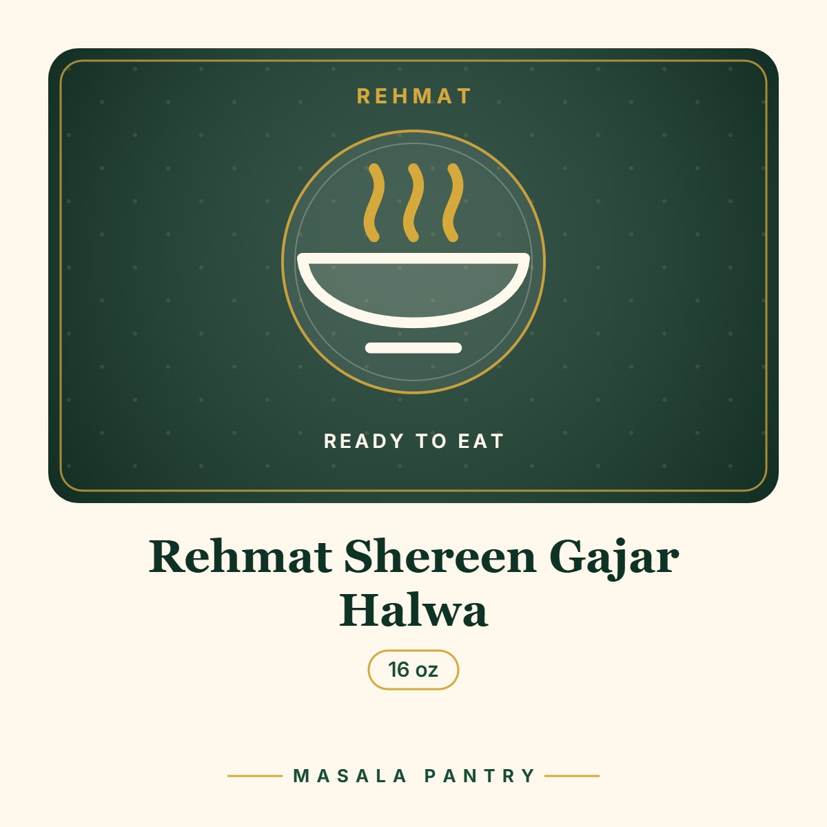 Rehmat Shereen Gajar Halwa – Masala Pantry product card