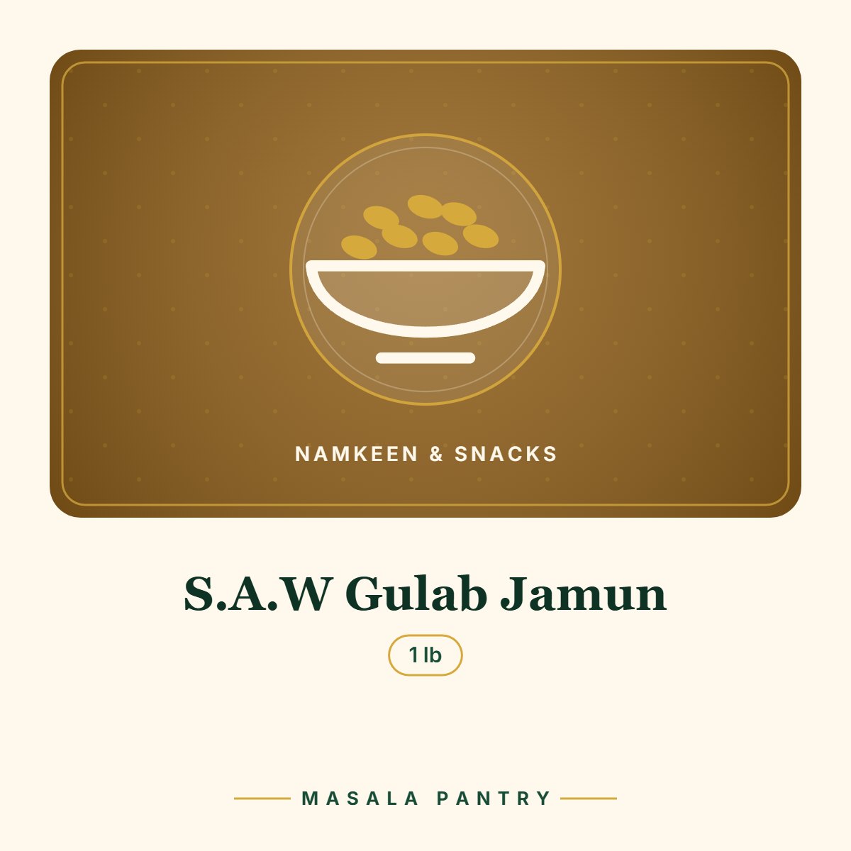 S.A.W Gulab Jamun