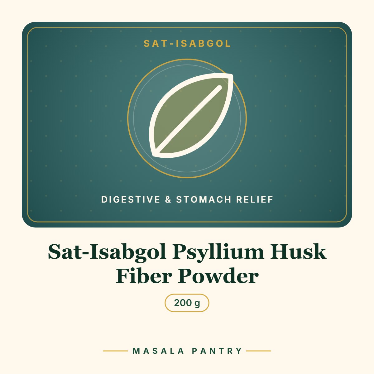 Sat-Isabgol Psyllium Husk Fiber Powder
