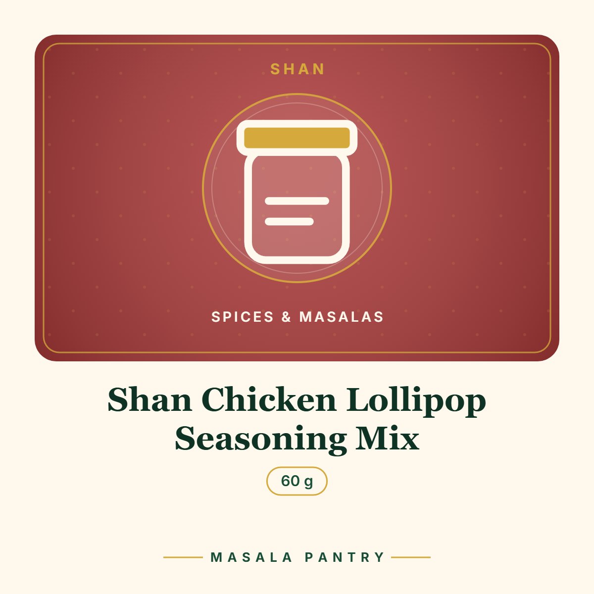 Shan Chicken Lollipop Seasoning Mix – Masala Pantry product card