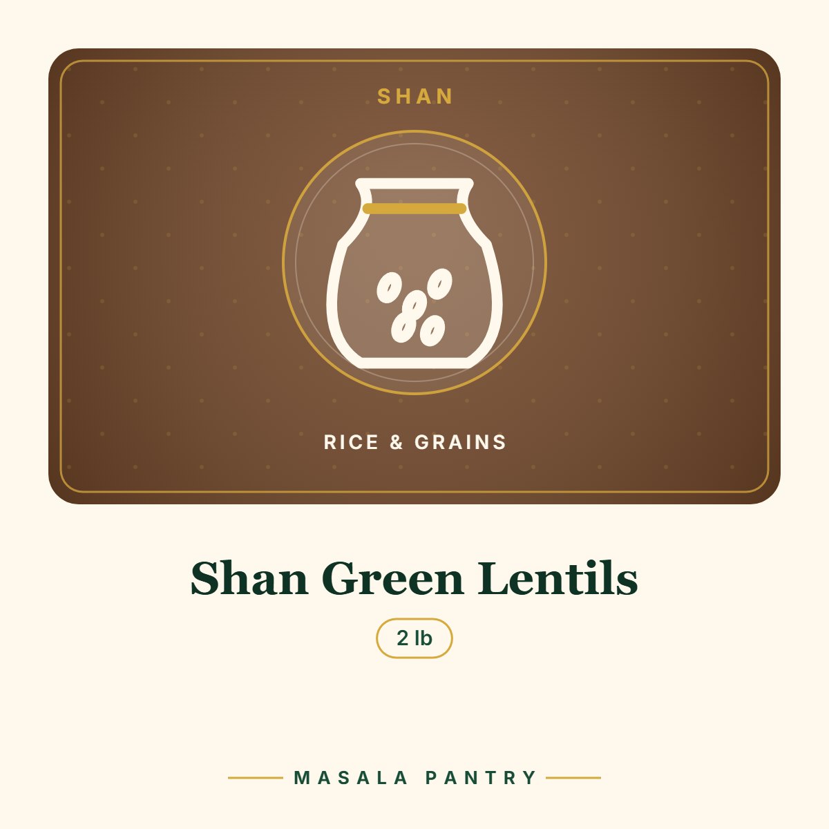 Shan Green Lentils – Masala Pantry product card