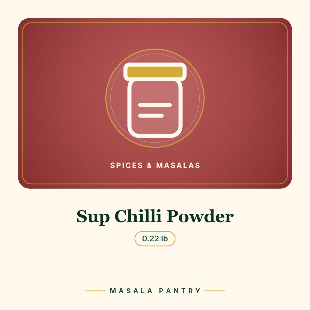 Sup Chilli Powder – Masala Pantry product card