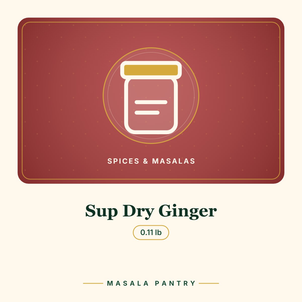 Sup Dry Ginger – Masala Pantry product card