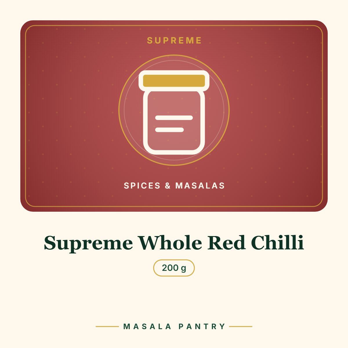 Supreme Whole Red Chilli