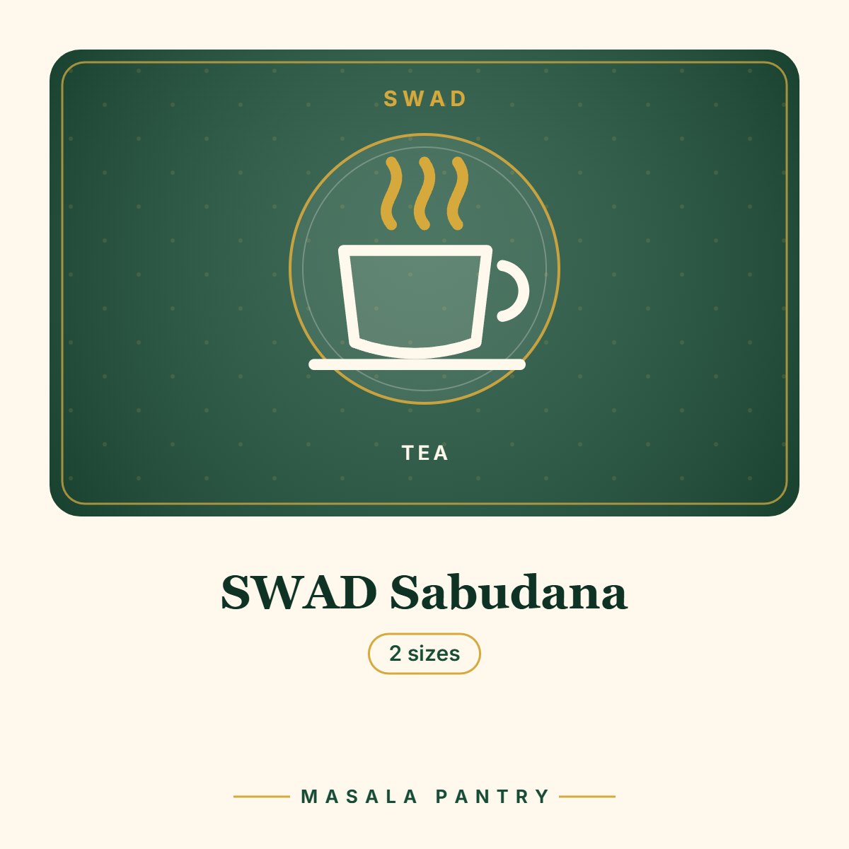 SWAD Sabudana – Masala Pantry product card