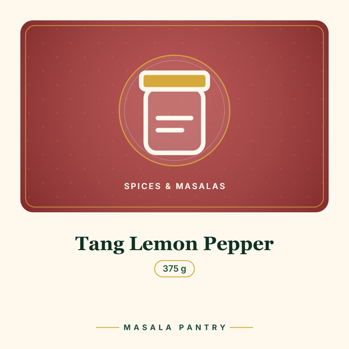 Tang Lemon Pepper – Masala Pantry product card
