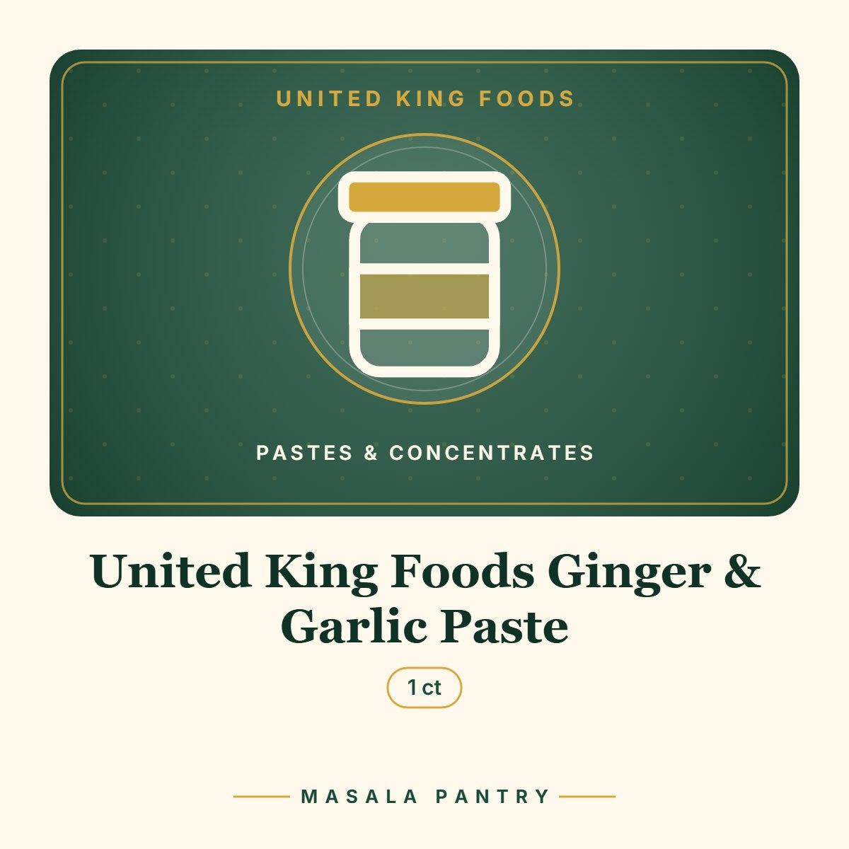 United King Foods Ginger & Garlic Paste – Masala Pantry product card