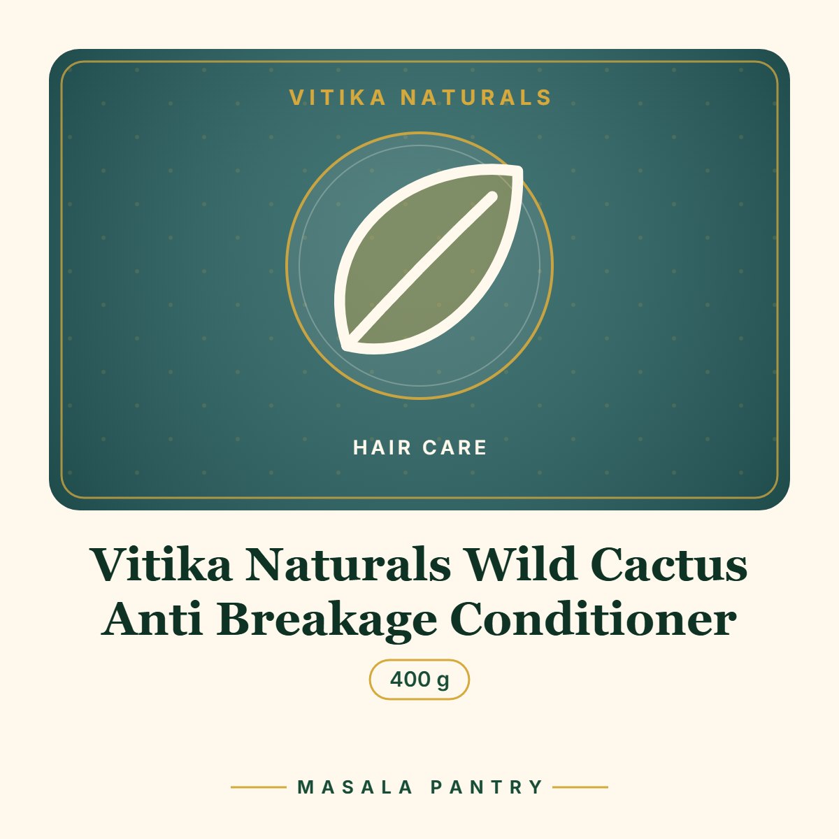 Vitika Naturals Wild Cactus Anti Breakage Conditioner