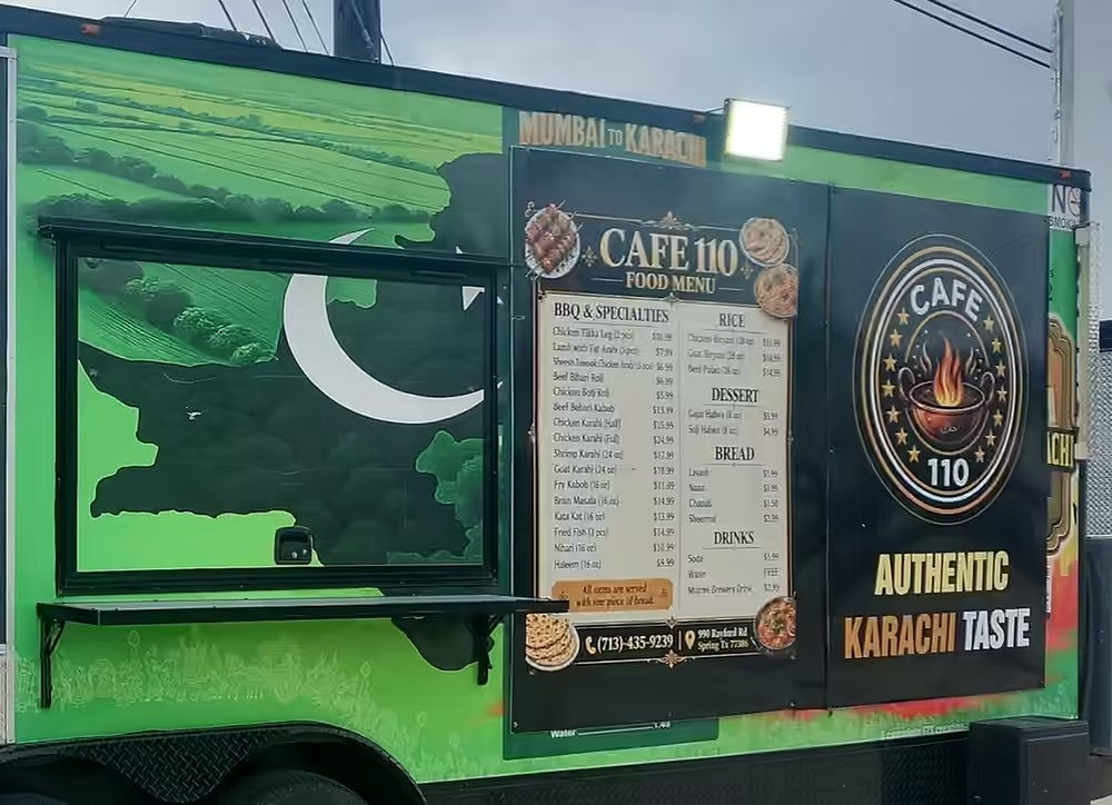 Cafe 110 food truck at 990 Rayford Rd