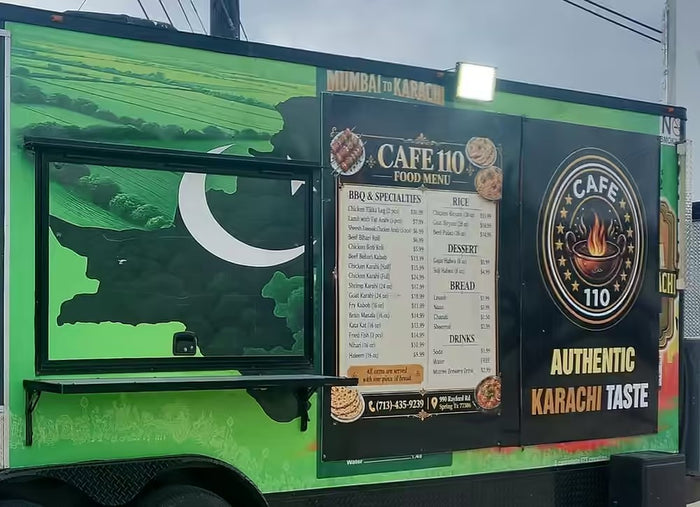 Cafe 110 food truck at Masala Pantry Spring