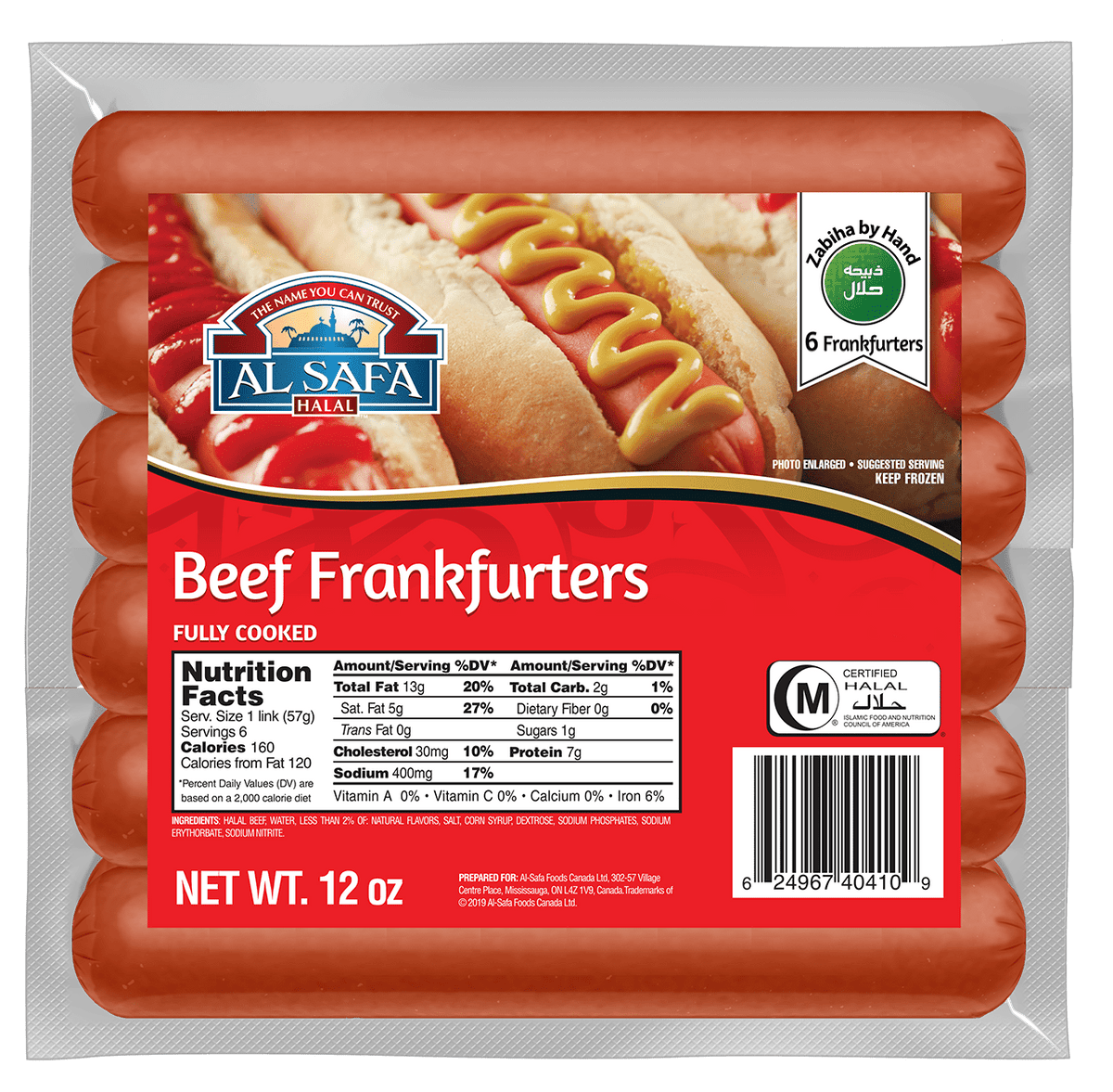 Al Safa Beef Frankfurters